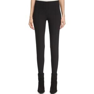 Vince Stirrup Leggings Pull On Skinny Stretchy Pintuck Casual Versatile Black M